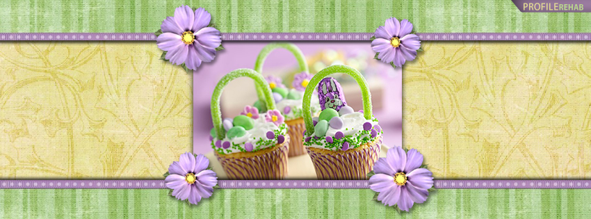 Purple and Green Easter Basket FB Cover Pictures - Pictures of Easter Baskets Preview