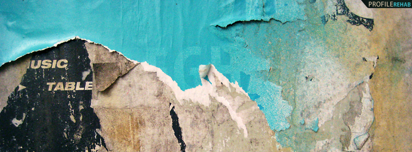 Blue Grunge Wall Facebook Cover