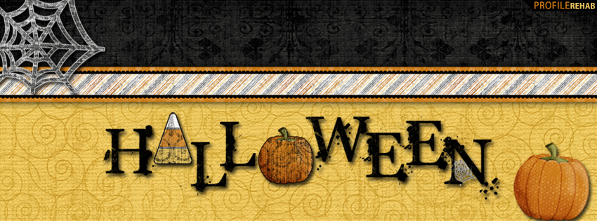 Halloween Text Facebook Cover- Cute Halloween Images to Download