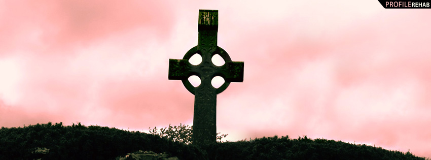 Cross in Sunset Facebook Cover