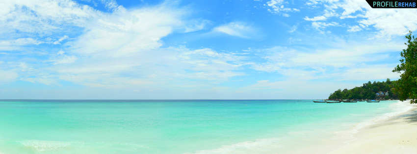 Ocean Background Images for FB - Turquoise Ocean in Thailand Timeline Cover