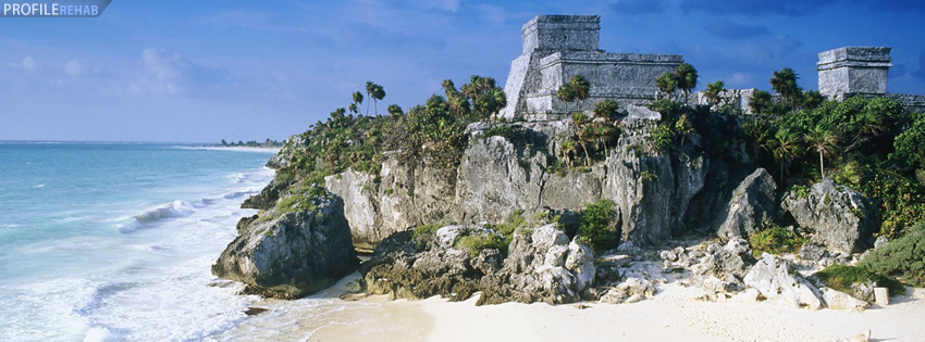 Beautiful Mayan Ruins Facebook Cover