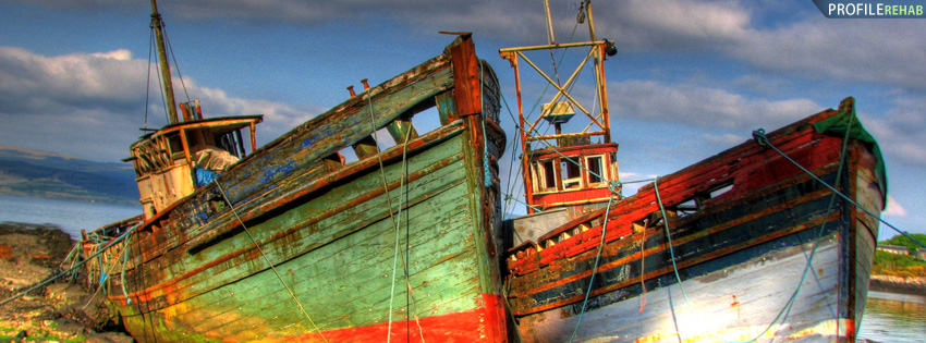 Island of Mull Scotland Boats Facebook Cover