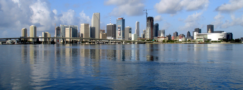 Miami Skyline Facebook Cover