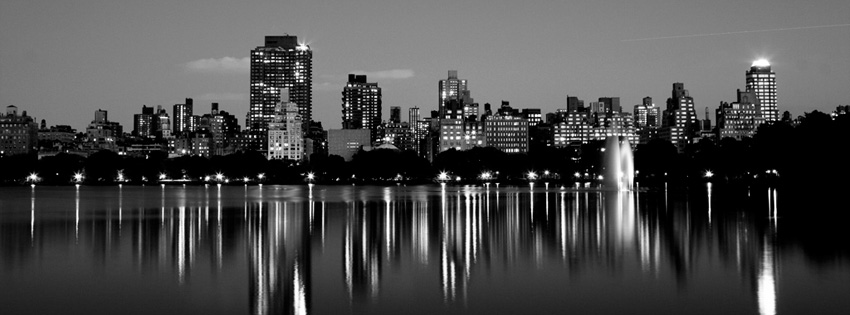 New York Central Park Skyline Facebook Cover