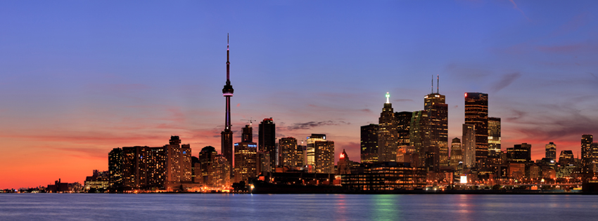 Toronto Canada Skyline Facebook Cover
