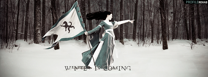 Winter is Coming Game of Thrones Facebook Cover