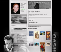 Johnny Cash Myspace Background- Man in Black Theme- Johnny Cash Layout