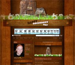 Groundhog Day Layout - Groundhog Myspace Theme