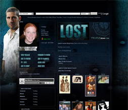 Lost Myspace Layout - Jack Layout - Matthew Fox Background
