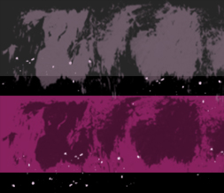 Pink & Black Splatter Layout- Purple Default Grunge Theme