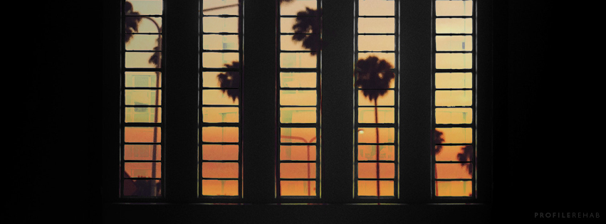 Autumn Palm Trees Facebook Cover - Fall Palm Tree Images - October Event Day 13 Preview