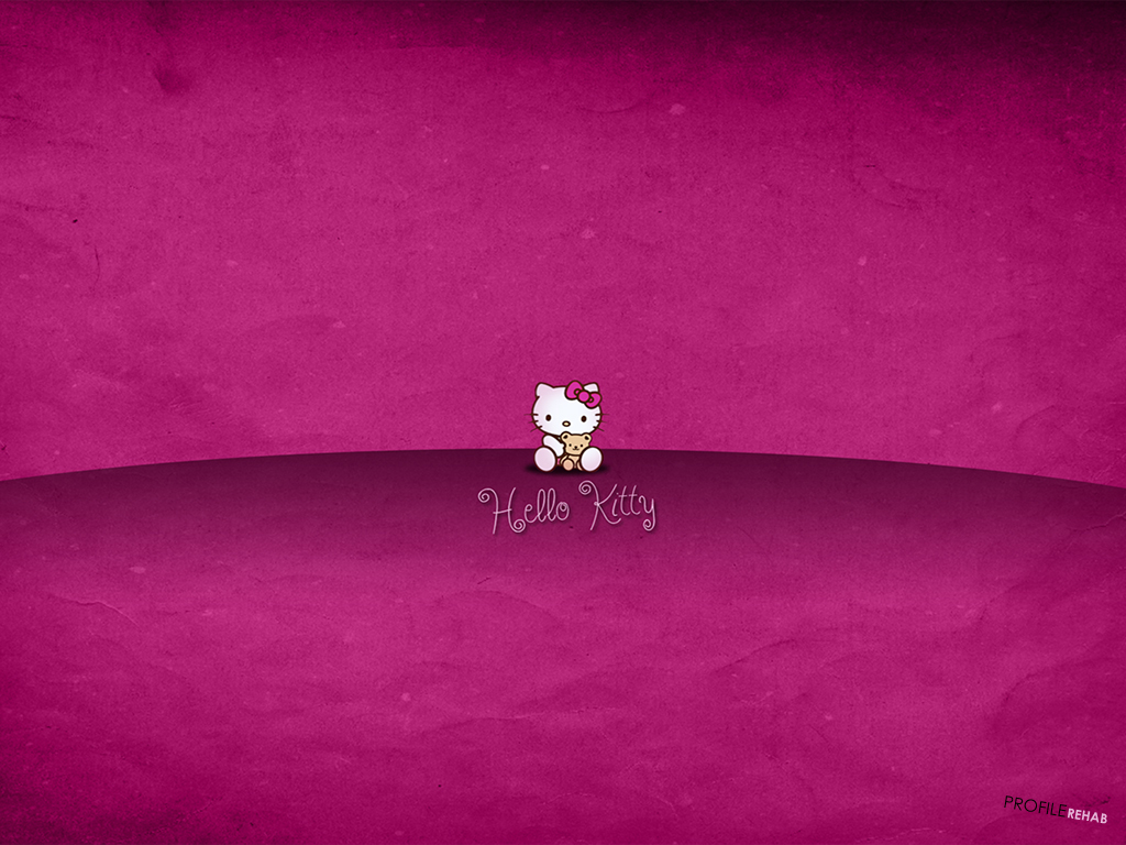 [1024x768] Maroon Hello Kitty Wallpaper - Cute Hello Kitty Wallpapers