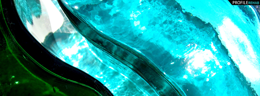 Blue Glass Facebook Cover