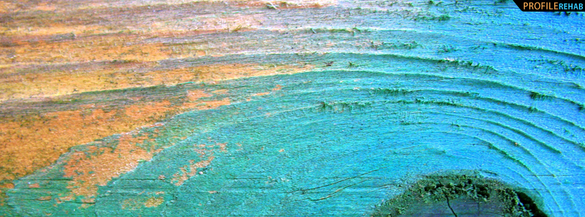 Blue Wood Texture Facebook Cover