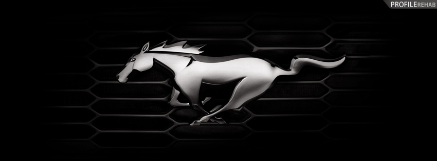 Mustang Car Logo Facebook Cover