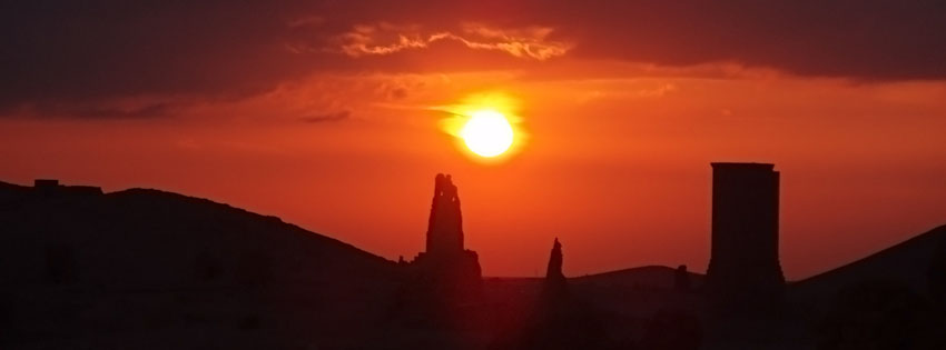 Scenic Palmyra  Sunset Facebook Cover