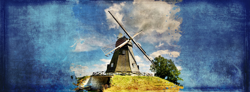 Unique Windmill Facebook Cover