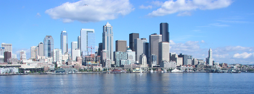 Seattle Skyline Facebook Cover