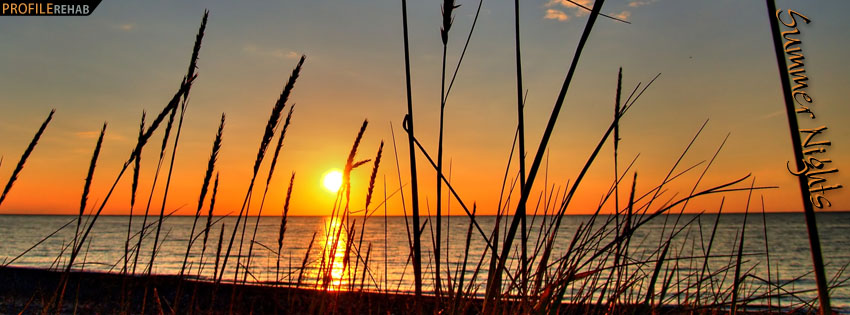 beach sunset facebook cover photos