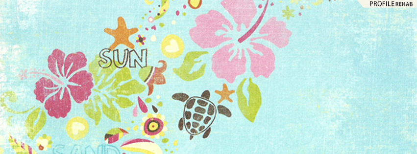 Ocean Blue Turtle Facebook Cover