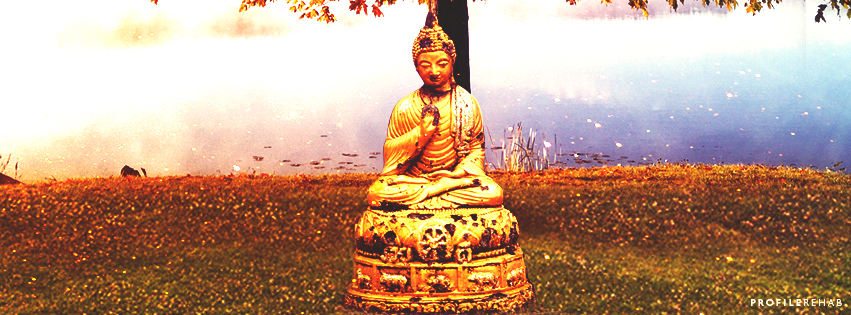 October Event Day 10 Buddha in Fall Facebook Cover