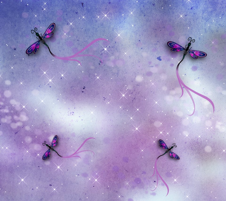 [960x854] Cute Dragonfly Wallpaper - Purple Dragonflies Wallpaper