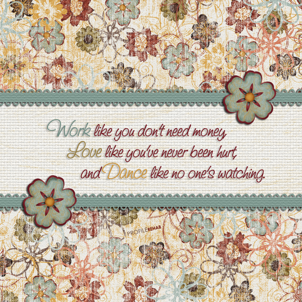 [1024x1024] Cute Quote Wallpaper with Flowers - Flowery Background