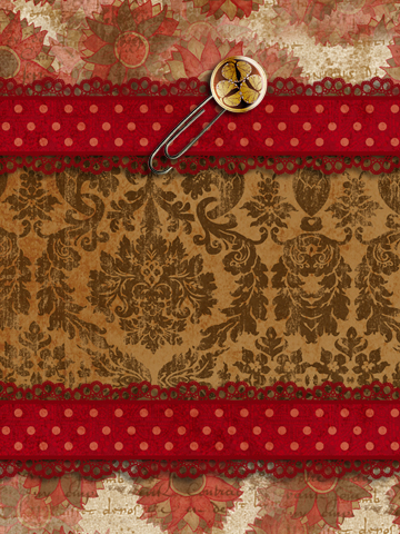 [360x480] Brown & Red Vintage Wallpaper - Flower Polkadot Wallpaper ...